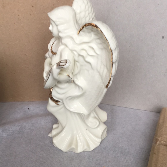 NWOT Guardian Angel Porcelain Candle Holder - Picture 2 of 7